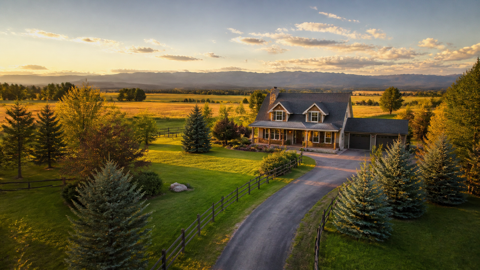 Acreage with open land near Calgary